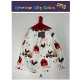 Crochet Top Hand Towel / Tea Towel -  Farmyard